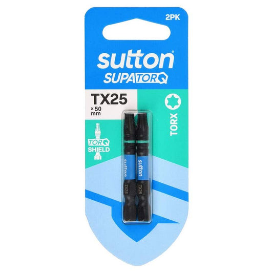 Supatorq Screwdriver Bit S212 TX25 50mm - 2 PK Sutton