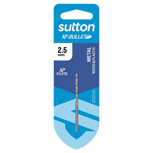 Bit Drill Jobber HSS Bright XP Bullet 2.5mm Sutton