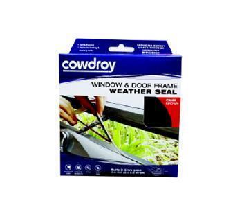 Rubber Weather Seal Brown 3-5mm Gap 5m