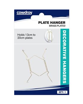 Plate Hanger Brass Plated 13-20cm