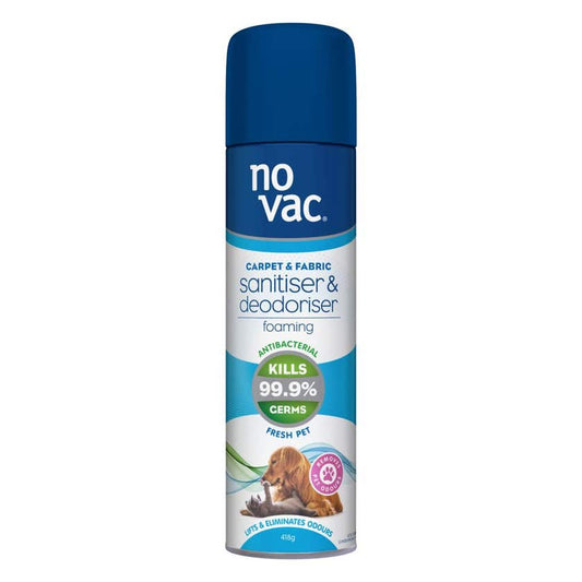 Deodoriser Carpet Foaming Sanitiser No Vac Fresh Pet 418g
