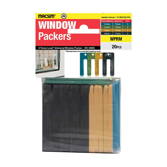 Mixed Window Packers 75mm 20 Pcs - Macsim