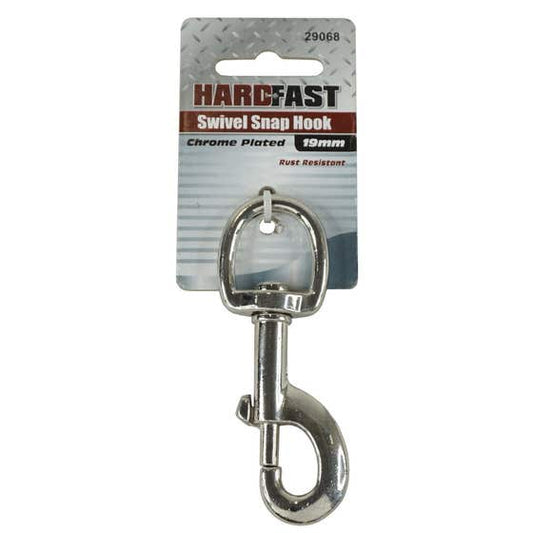 Swivel Snap Hook Chrome Plated 13mm - Hardfast