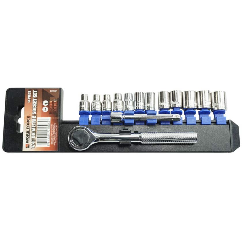 Socket Set 1/4drive 14pce