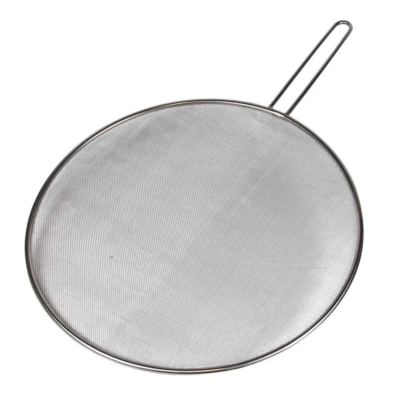 Avanti Splatter Screen 33cm with Wire Handle – Stainless Steel Frying Pan Cover