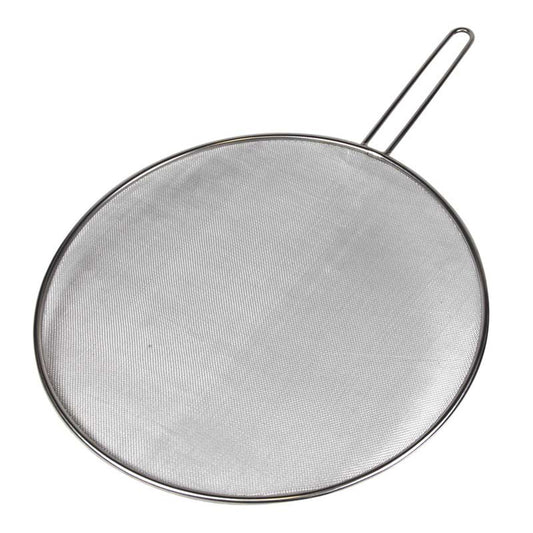 Avanti Splatter Screen 33cm with Wire Handle – Stainless Steel Frying Pan Cover
