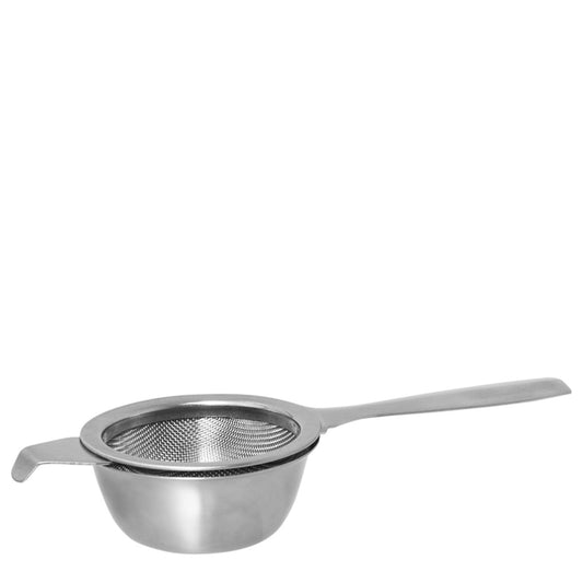Single Handle Tea Strainer with Drip Bowl