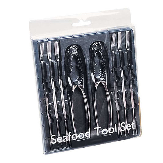 Avanti Seafood Tool Set – 6 Forkers & 2 Crackers Stainless Steel