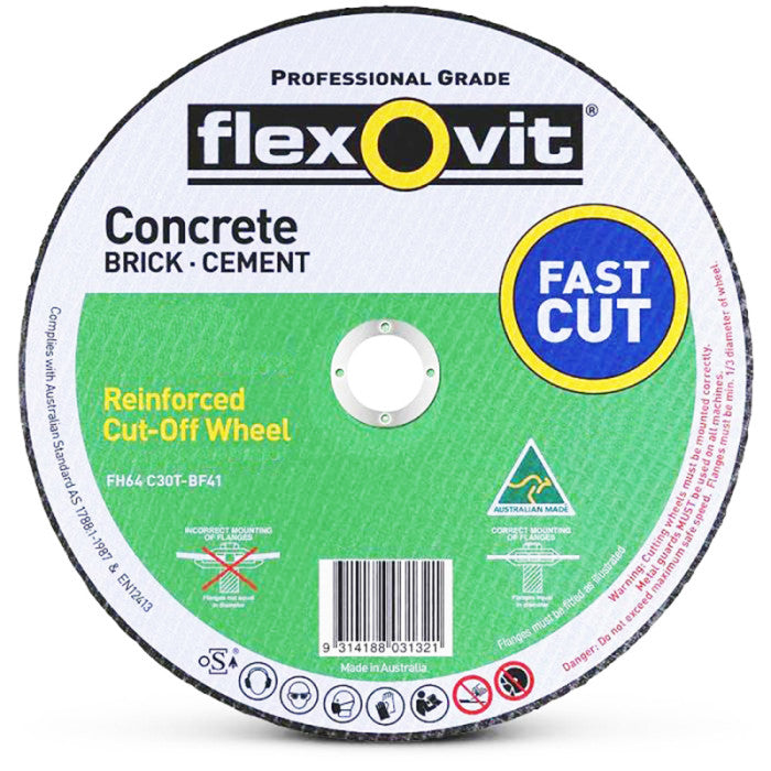 Flexovit Wheel Cut off Masonry 127x3 2x22.2