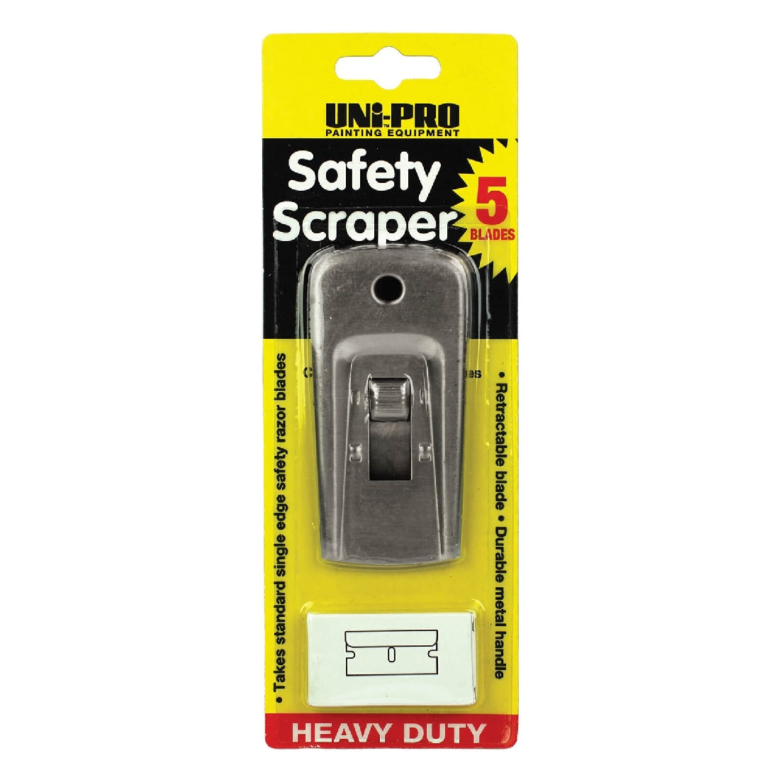 Safety Scraper Heavy Duty With 5 Blades Uni-Pro