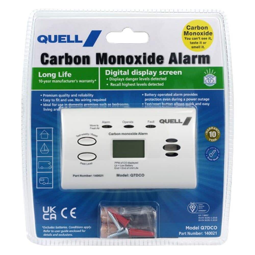 Smoke Alarm Digital Carbon Monoxide - Quell