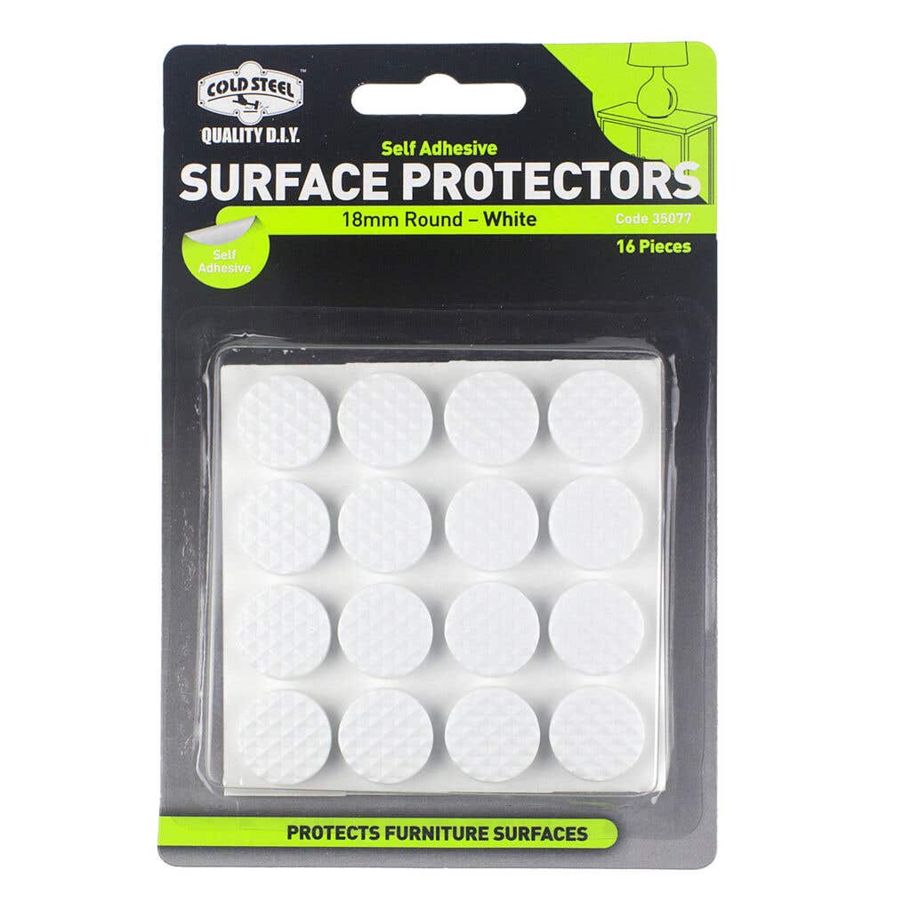 Pad Eva White 18mm Round Pk16