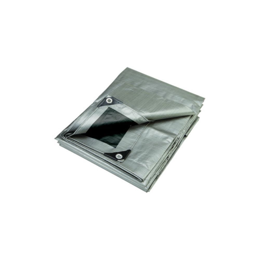Tarp Extra Heavy Duty Silver/Black 2.4Mx3M Polytuf