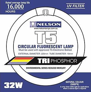 Tube Fluoro Round T5 32W Natural