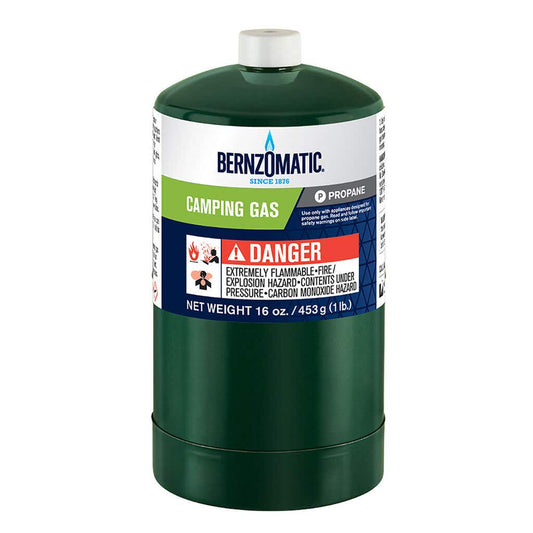 Camping Gas - Green Propane Cylinder 453g Benzomatic