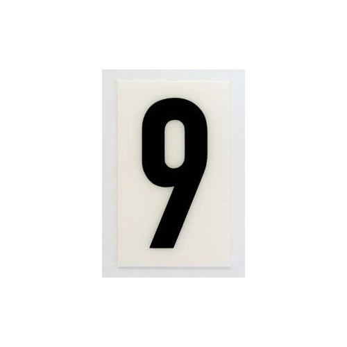 Sandleford Numeral Self Adhesive White 85mm x 55mm 9