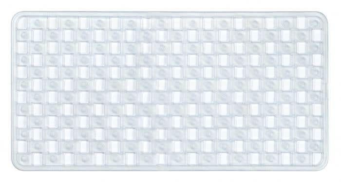 PVC Bath Mat Clear 770 x 390mm Supertax