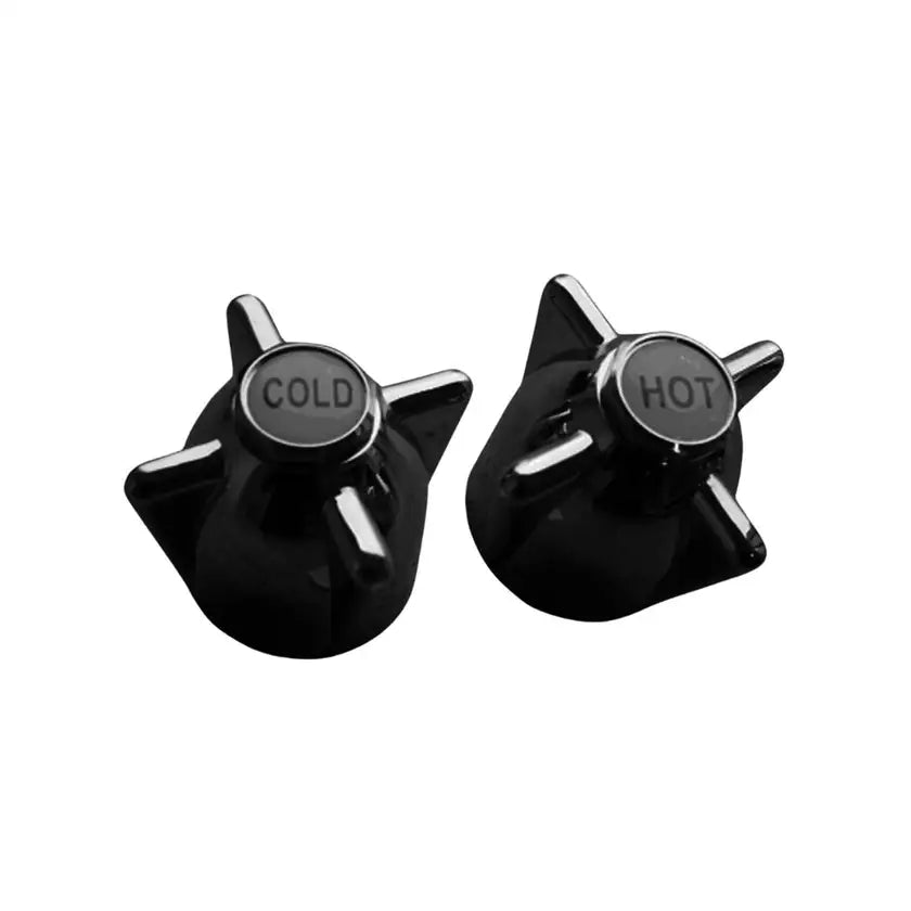 Handle & Button Cast Chrome Pair