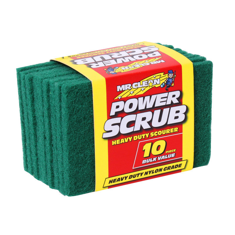Scourer Scrub Power Heavy Duty Mr Clean 10pk