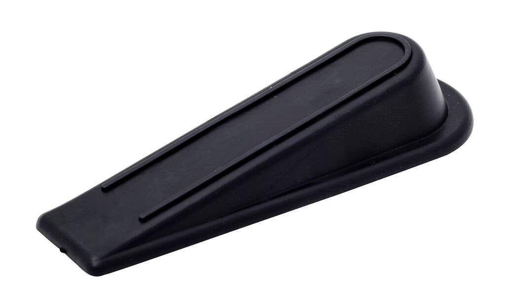 Trio doorstop-rubber wedge 23mm blk
