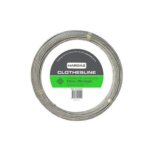 Clothesline Wire Galvanised 30M - Hardaz