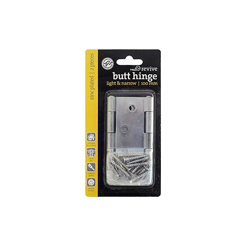 Trio Hinge Door Butt 100x75x1.6 FP ZP CD2
