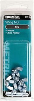 Nut Wing Zinc Plated Metric 5 Sp6 Bremick