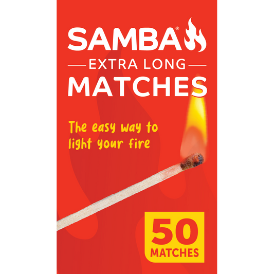 BBQ Matches Extra Long 98mm 50pk Samba