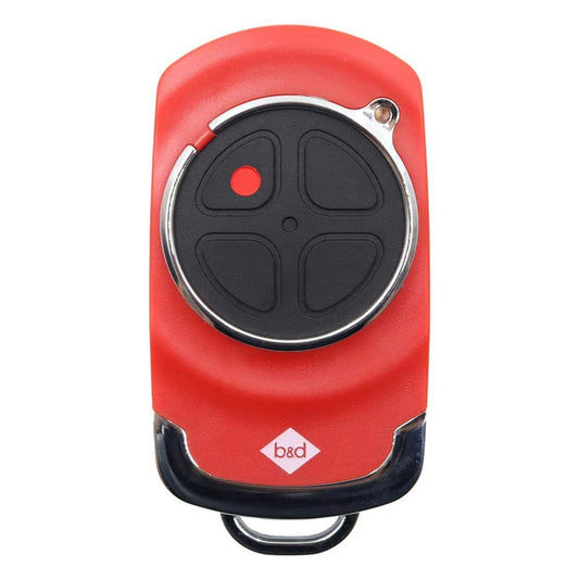B&D Tri-Tran New TB7 Original Red/Black 4 Button Garage Remote