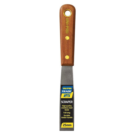 Scraper Timber Handle 25mm Uni-Pro Trade Uni-Pro