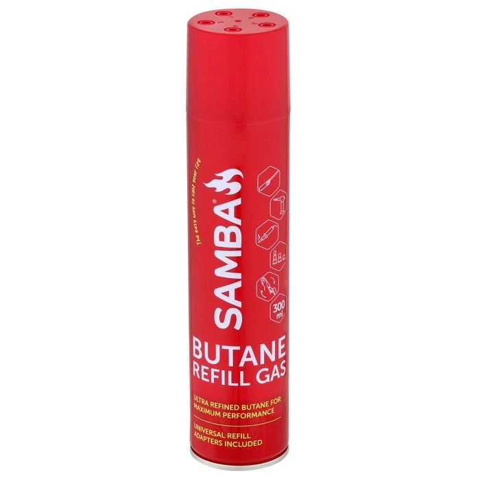 Lighter Refill Gas Butane 300ml Samba