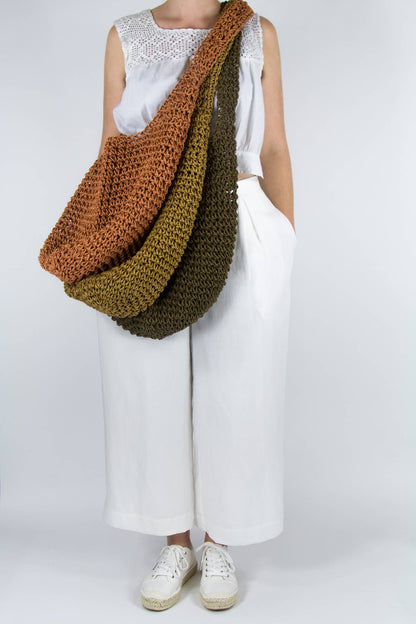 Messenger Bag: Natural
