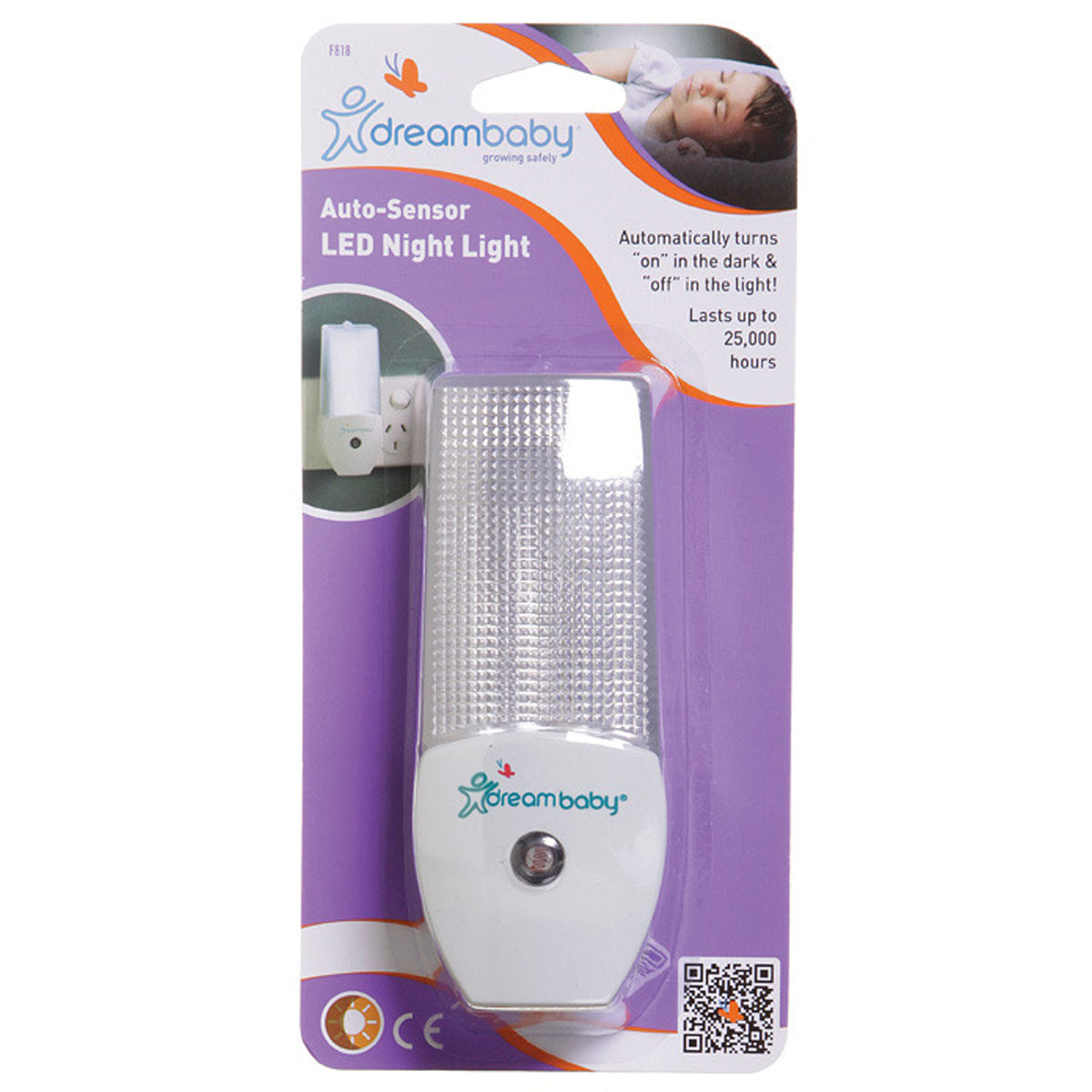 Auto Sensor Led Night Light F8