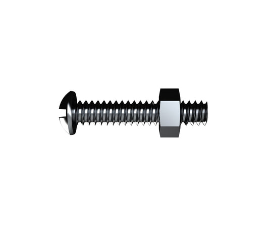 Bolt & Nut Round Head Phillips Drive ZP M5x15 Sp18 Bremick