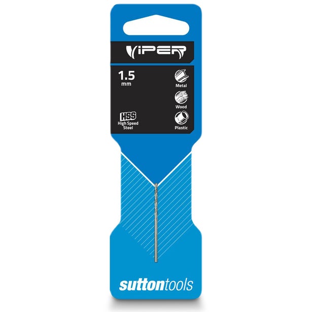 Bit Drill Jobber Viper HSS 1.5mm Sutton