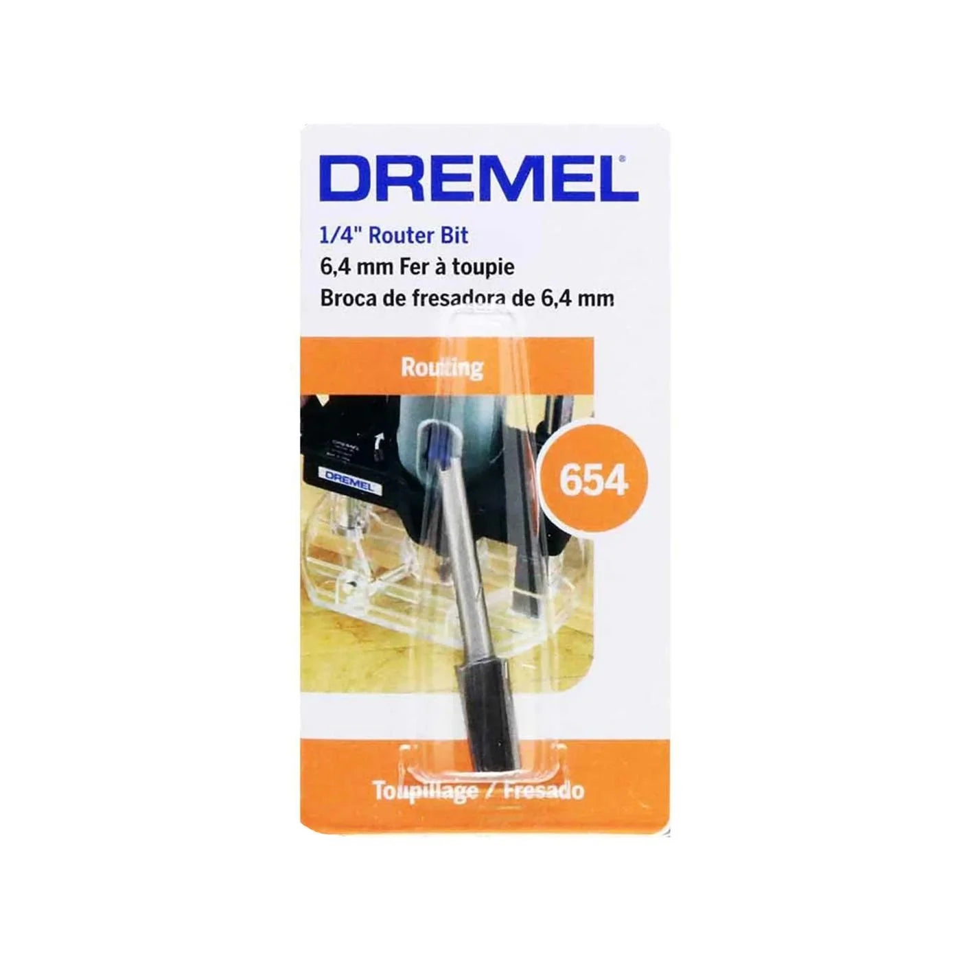 Bit Router Straight 6.4mm Dremel