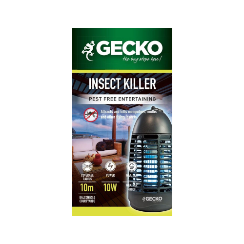 Bug Zapper Weatherproof 10W Gecko