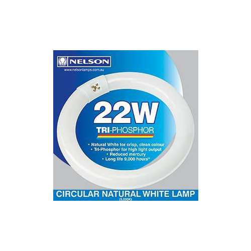 Fluoro Tube Circular Round Natural 22W Nelson