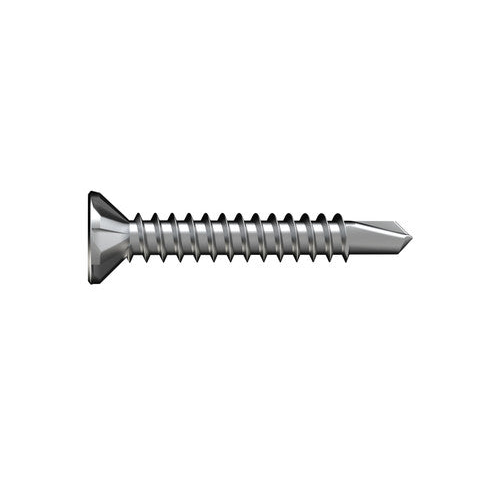 Screw Countersunk Rib Metal Zinc Plated 8gx30 Sp25 Bremick