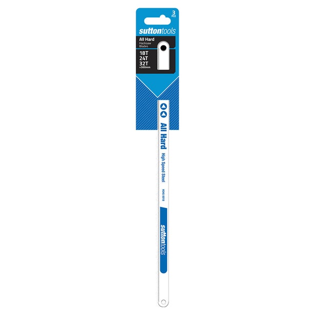 Blade Hacksaw 18/24/32T HSS All Hard 3Pk
