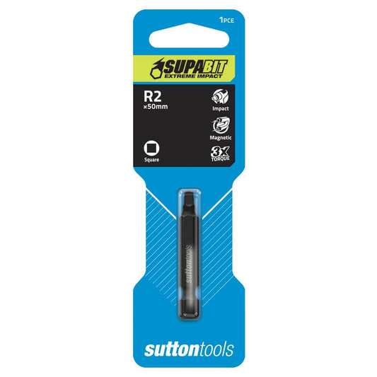 Bit Screwdriver Square Recess 2x50mm Sutton