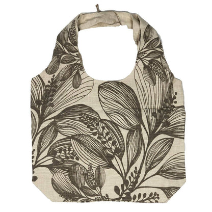 Slub Cotton Shopper Bag: Reverse Charcoal