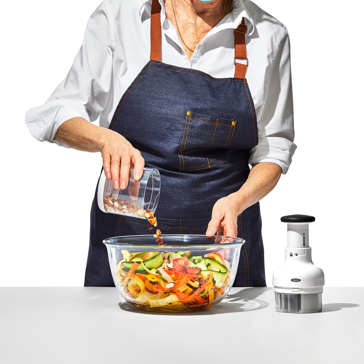 OXO Good Grips Chopper - Stainless Steel / White